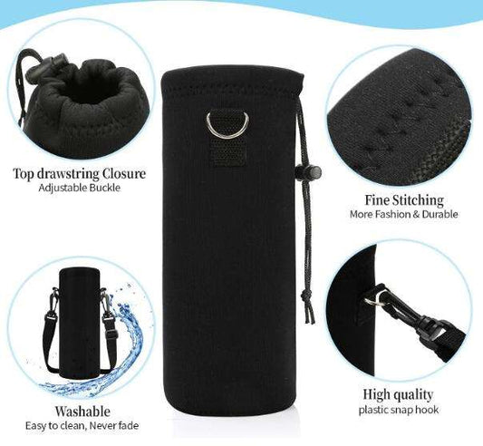 590ml Adjustable Strap Drink Bottle Cover Neoprene Water Bottle Holder Beer Cooler Neoprene Blank Stubby Holder Thermal