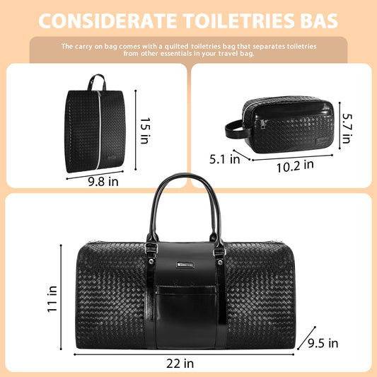 Oversized Duffle Travel Bag Waterproof Leather Weekend Bag Large Carry On Large Carry On Hangbag for Mens or Women