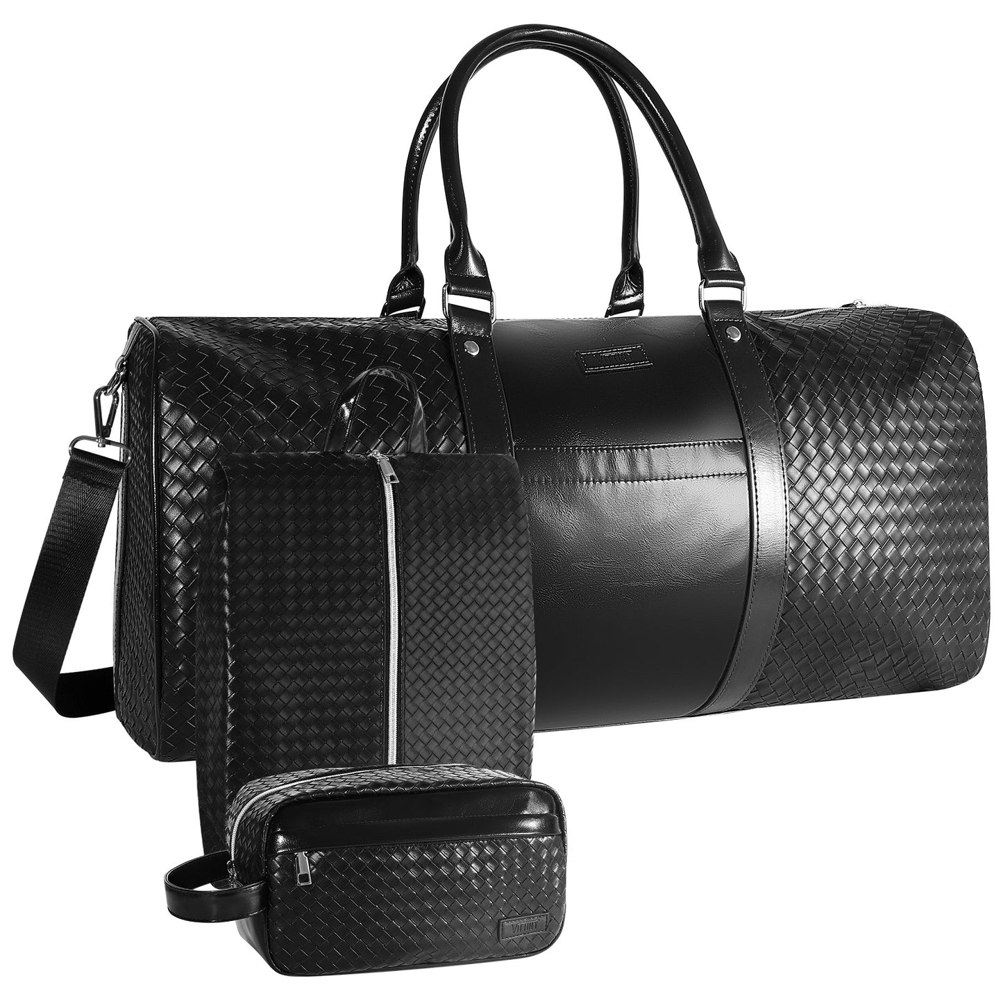 Oversized Duffle Travel Bag Waterproof Leather Weekend Bag Large Carry On Large Carry On Hangbag for Mens or Women