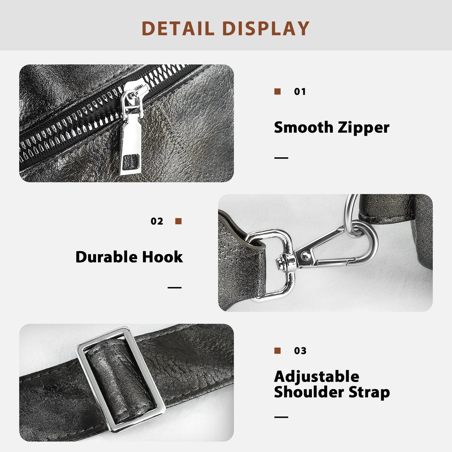 Sling Bag For Women Faux Leather Small Casual Daypack Backpack Fanny Pack Crossbody Chest Bags Purse