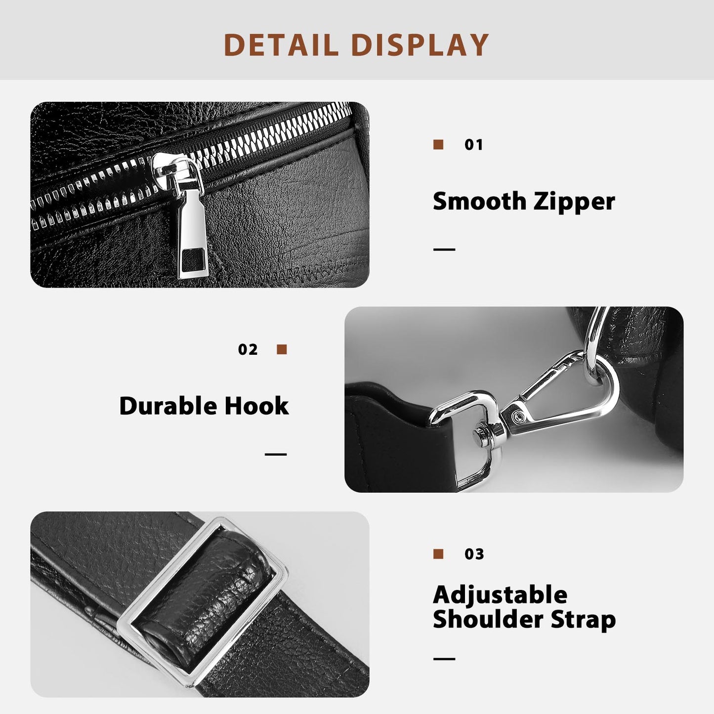 Small Sling Bag for Women, Vegan Leather Fanny Pack Crossbody Bags for Women, Chest Bag With Guitar Strap