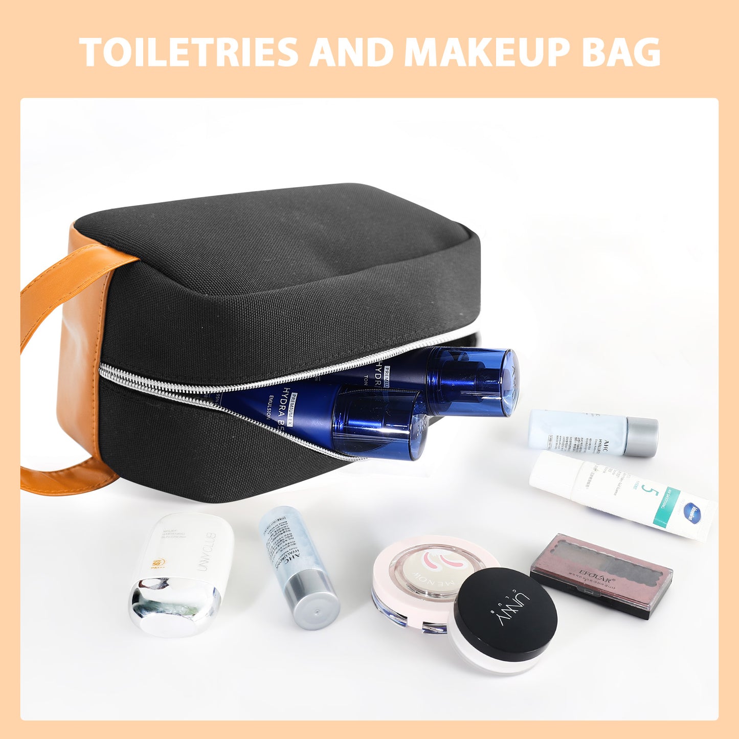 Weekender Bag for Women, Travel Duffel Bag Carry On Overnight Bag with Shoe Compartment Large Nylon Travel Weekend Tote Bag